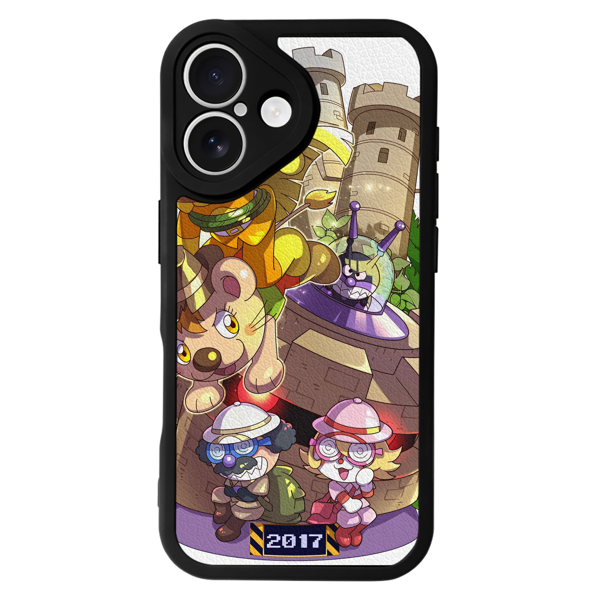 （画像用） アンパンマン Anpanman 【iPhone 16シリーズ対応】シリコンスマホケース（レザー調） 材質：シリコン